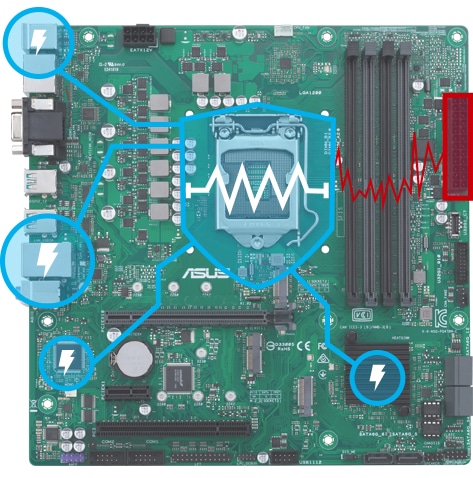Asus Pro A520M-C/CSM Anakart a11