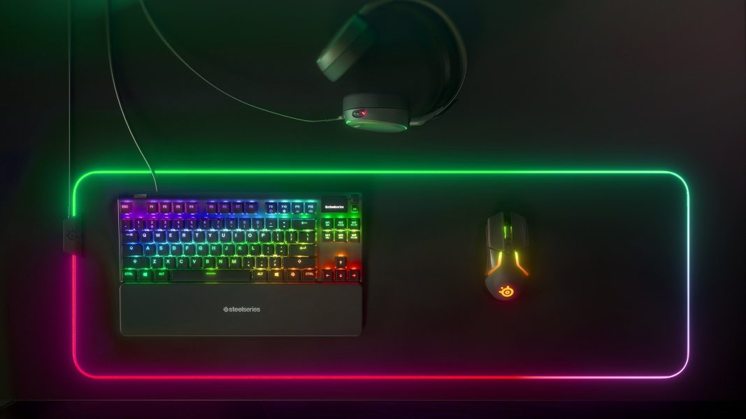 SteelSeries Apex 7 TKL Blue Switch Gaming Klavye – 3 Yollu Kablo Rotası