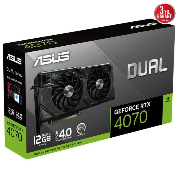 Asus Dual Geforce Rtx 4070 12gb Gddr6x 192 Bit Ekran Karti 14