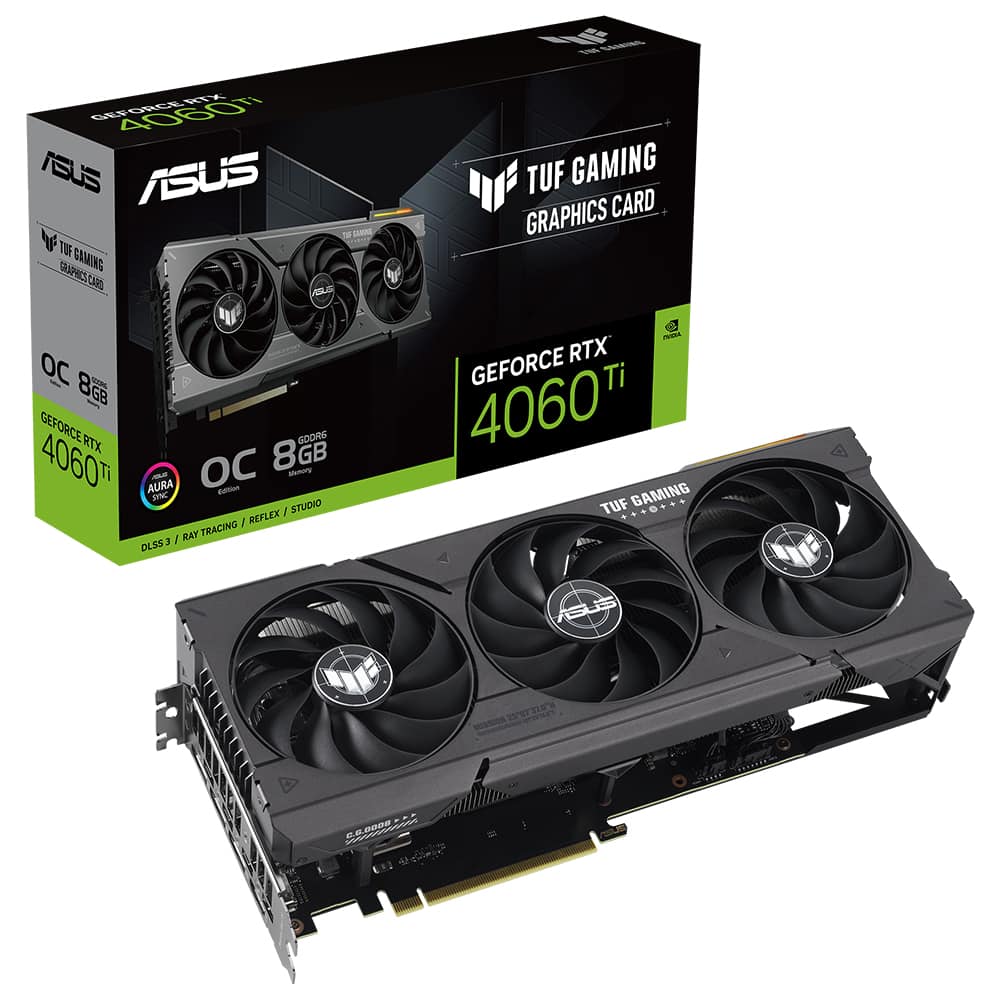 Asus Tuf Gaming Geforce Rtx 4060 Ti Oc 8gb Gddr6 128 Bit Dlss 3 Ekran Karti Y