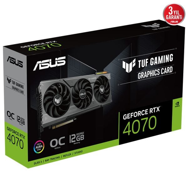 Asus Tuf Gaming Geforce Rtx 4070 Oc 12gb Gddr6x 192 Bit Ekran Karti 13