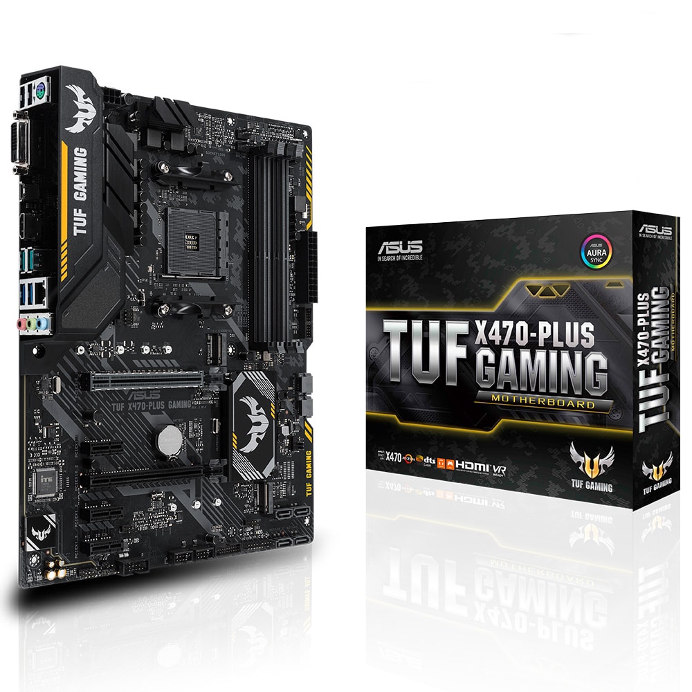Asus Tuf Gaming X470 Plus Gaming 3466mhz Oc Ddr4 Soket Am4 M 2 Hdmi Dvi Atx Anakart