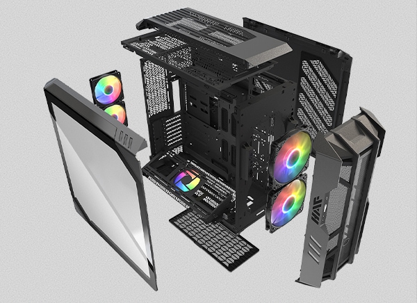 Cooler Master CM HAF700 ARGB Gri Kasa a12