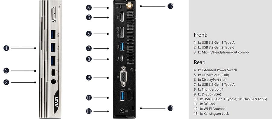 MSI PRO DP10 13M-001EU Masaüstü Bilgisayar a17