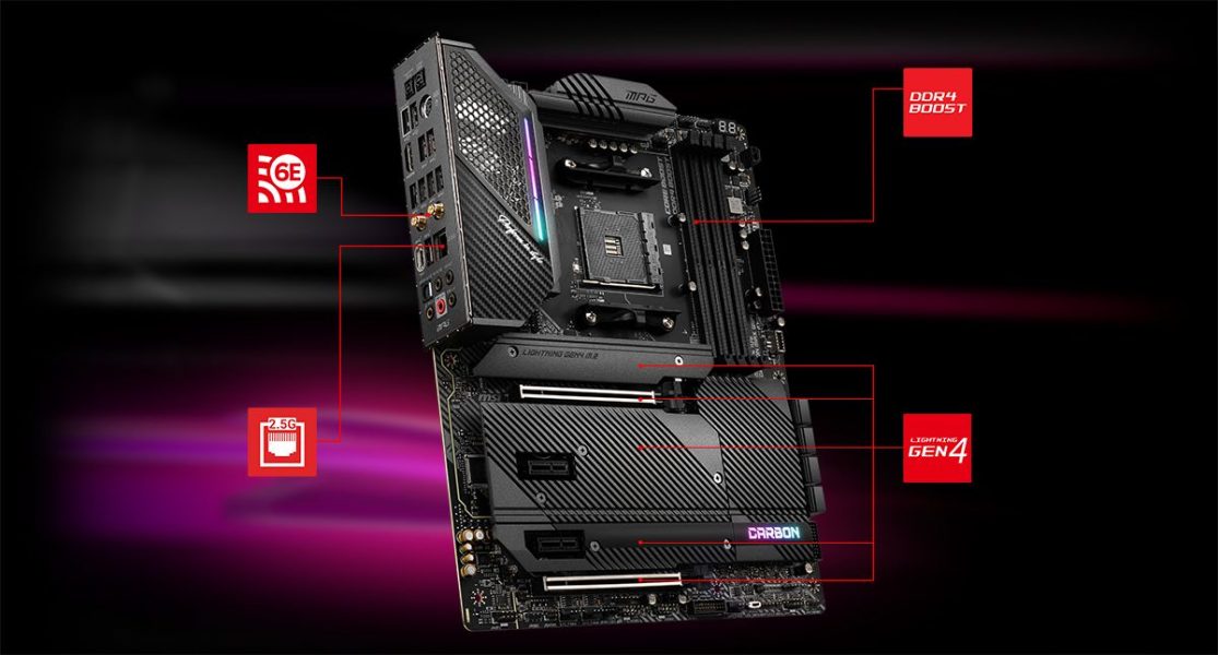 MSI MPG X570S CARBON MAX WIFI LIGHTNING overview