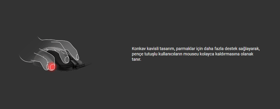 Zowie ZA12-C Kablolu Medium Gaming Mouse a3
