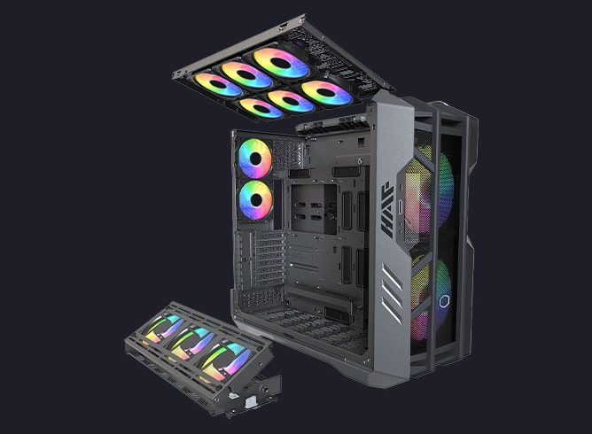 Cooler Master CM HAF700 ARGB Gri Kasa a6