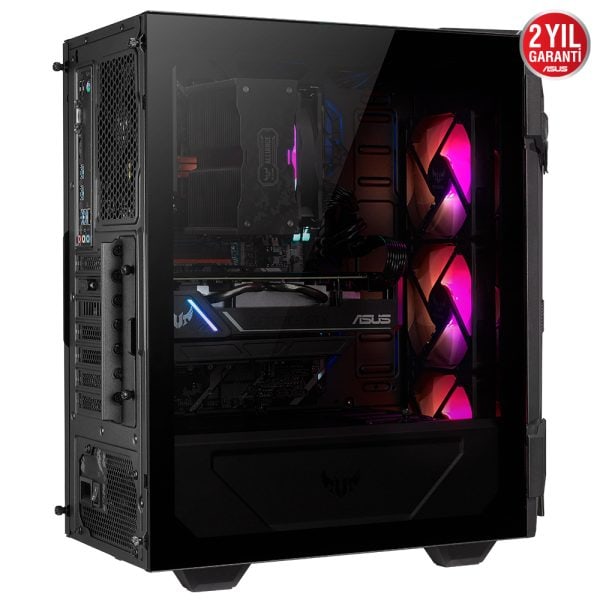 Asus Tuf Gaming Gt301 Gaminggentr Edition Rgb Temperli Cam Usb 3 2 Mid Tower Kasa 4