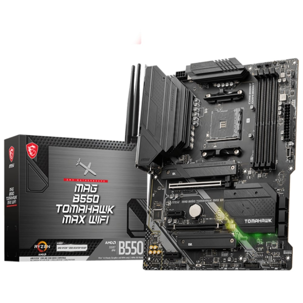 Msi Mag B550 Tomawahk Max Wifi 5100mhz Oc Ddr4 Soket Am4 M 2 Hdmi Dp Atx Anakart