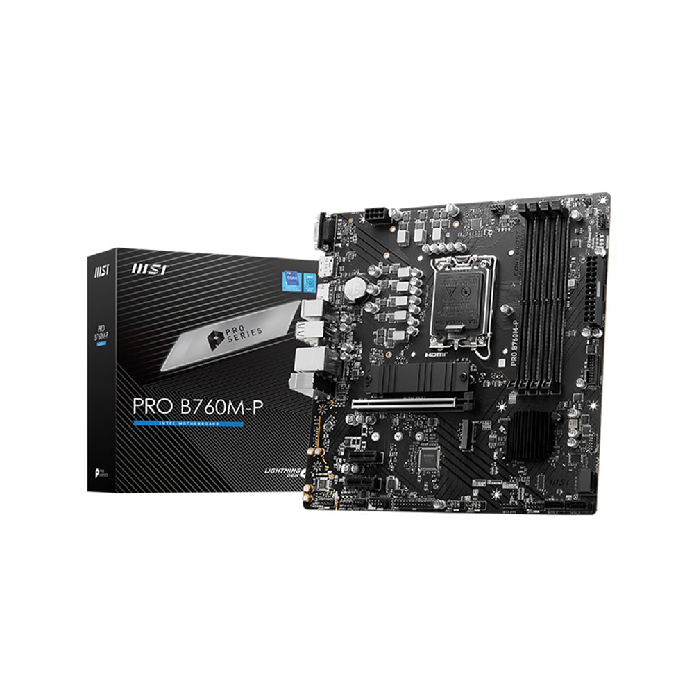 Msi Pro B760m P 6800mhz Oc Ddr5 Soket 1700 M 2 Dp Hdmi Matx Anakart 0001 Msi Pro B760m P E Tailer Page Product