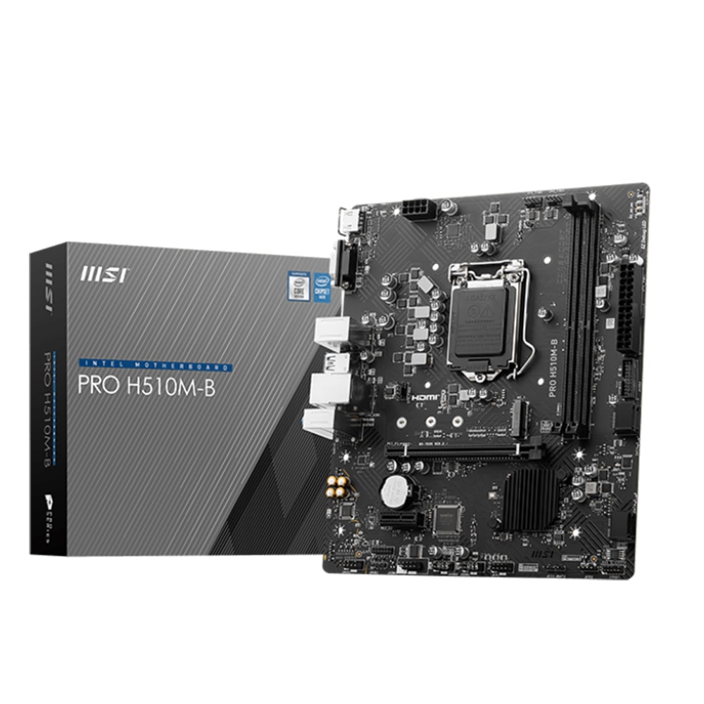 Msi Pro H510m B 2933mhz Ddr4 Soket 1200 M 2 Hdmi Vga Matx Anakart 0003 1024 1