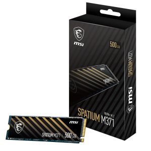 Msi Spatium M371 500gb Pcie Nvme Okuma 2200mb Yazma 1150mb M 2 Ssd