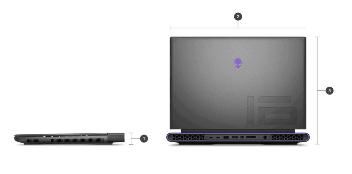 Dell Alienware M18 R1 AWM18I9HX80WH Intel Core i9-13900HX 32GB DDR5 1TB SSD RTX4080 12GB 18 inç QHD