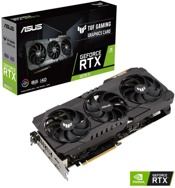 TUF Gaming GeForce RTX 3070 Ti V2 8GB GDDR6X TUF Gaming GeForce RTX 3070 Ti V2 8GB GDDR6X