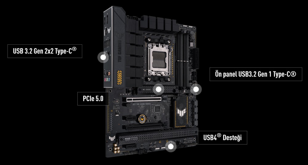 TUF GAMING B650-PLUS ASUS Tuf Gaming B650-Plus Anakart a9
