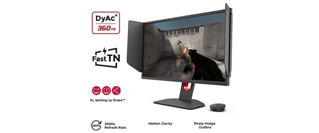 Benq Zowie Xl2566k 24 5 Inc 360hz 05ms Full Hd Freesync Premium Tn S Switch Gaming Monitor H1