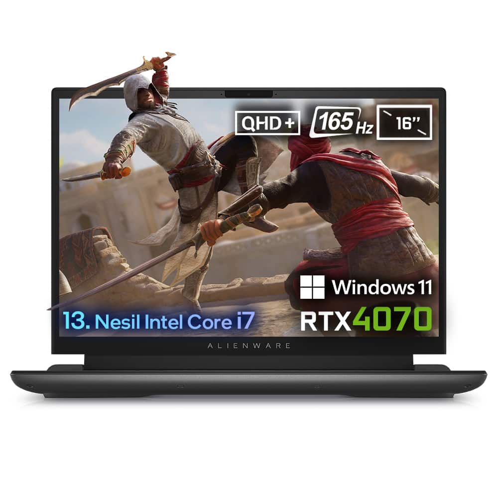 Dell Gaming Alienware M16 R1 Awm16i7x70wh Intel Core I7 13700hx 16gb Ddr5 512gb Ssd Rtx4070 8gb 16 Inc Qhd W11 Home Gaming Laptop