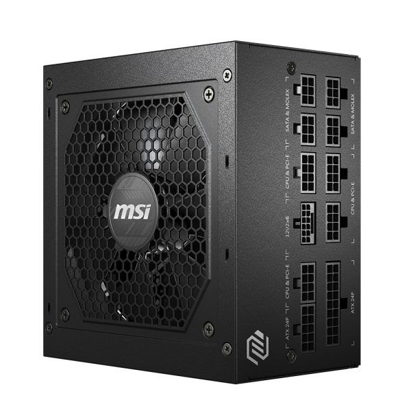 Msi Mag A850gl 850w 80 Gold Full Moduler 120mm Fanli Psu 8