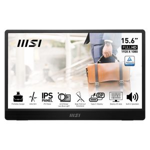 Msi Pro Mp161 15 6 Inc Full Hd 60hz 4ms Ips Adaptive Sync Anti Glare Tasinabilir Monitor