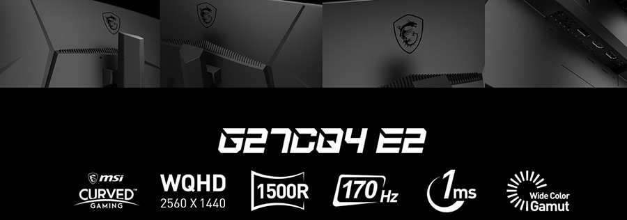 MSI G27CQ4 E2 27 inç Gaming Monitör – İZLEME KEYFİNİZ İÇİN KAVİSLİ EKRAN, görsel 4