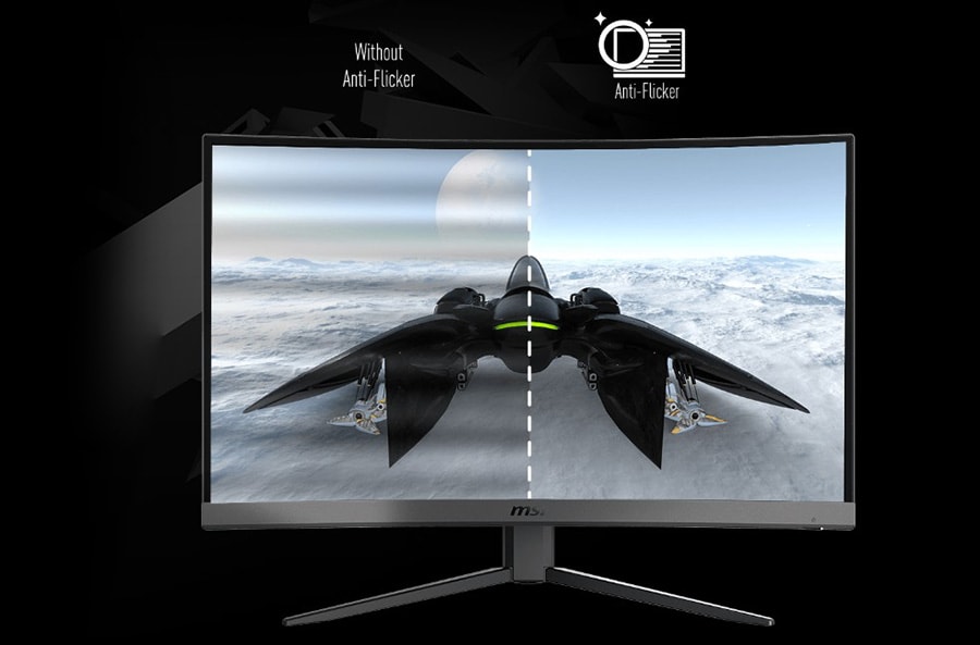 MSI G27CQ4 E2 27 inç Gaming Monitör – KIRPIŞMAYI ÖNLEYEN ANTI-FLICKER TEKNOLOJİSİ