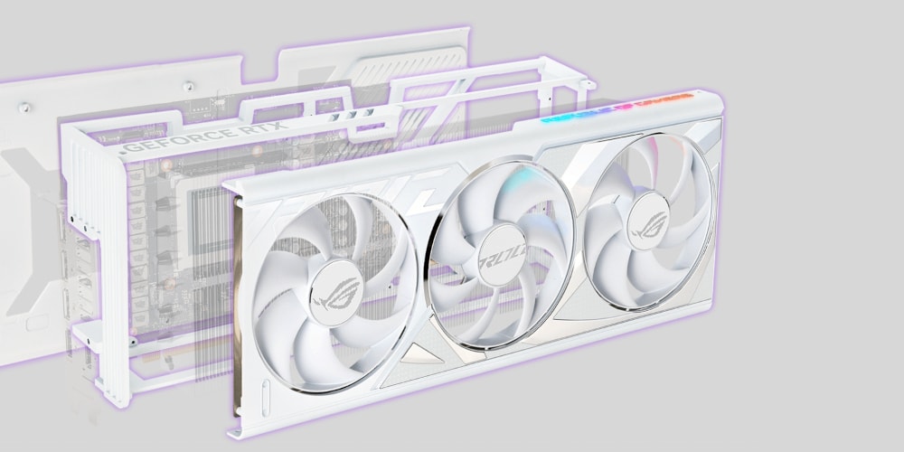 ROG Strix GeForce RTX™ 4080 16GB GDDR6X White Edition ROG Strix GeForce RTX™ 4080 16GB GDDR6X White Edition