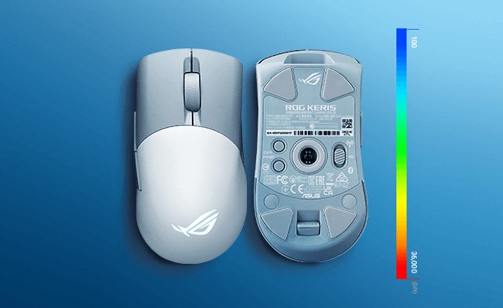 ASUS ROG Keris AimPoint Kablosuz Beyaz Mouse a15