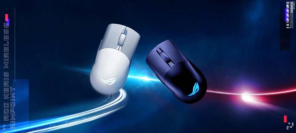 ASUS ROG Keris AimPoint Kablosuz Beyaz Mouse a2