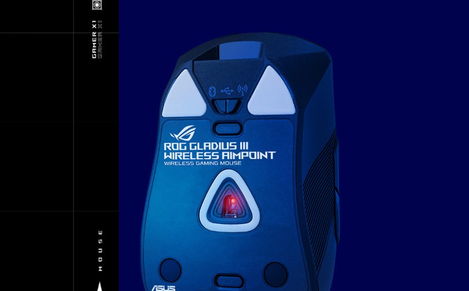 ROG Gladius III Wireless AimPoint White Edition ASUS ROG GLADIUS III AimPoint Kablosuz Beyaz V2 Mouse a4