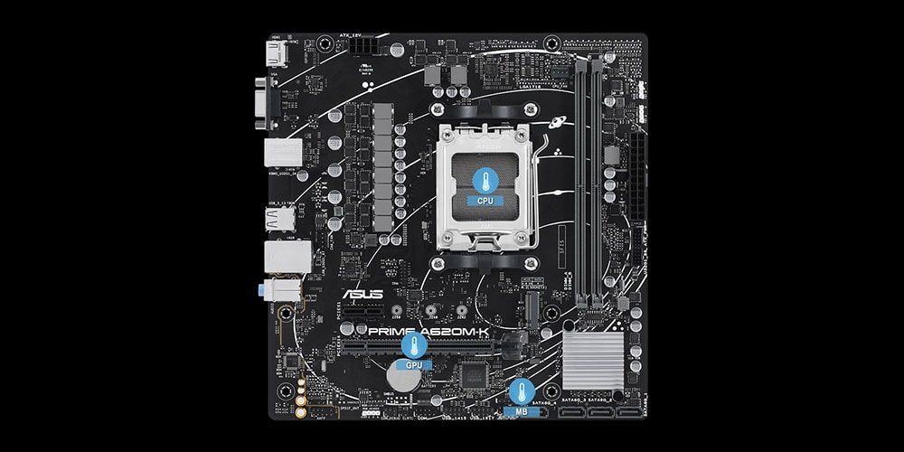 PRIME A620M-K ASUS Prime A620M-K Anakart a7