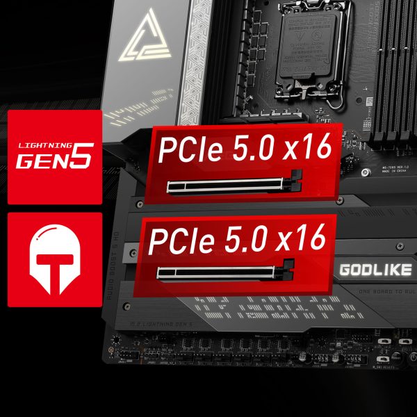 MSI MEG Z790 Godlike Anakart – 4 x DDR5 Dual Channel (7800 MHz OC)