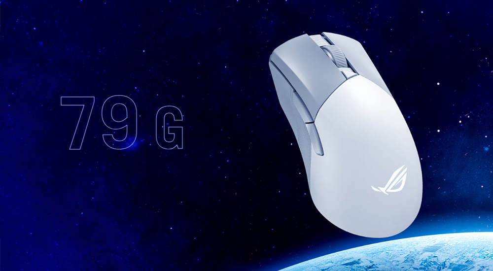 ROG Gladius III Wireless AimPoint White Edition ASUS ROG GLADIUS III AimPoint Kablosuz Beyaz V2 Mouse a9