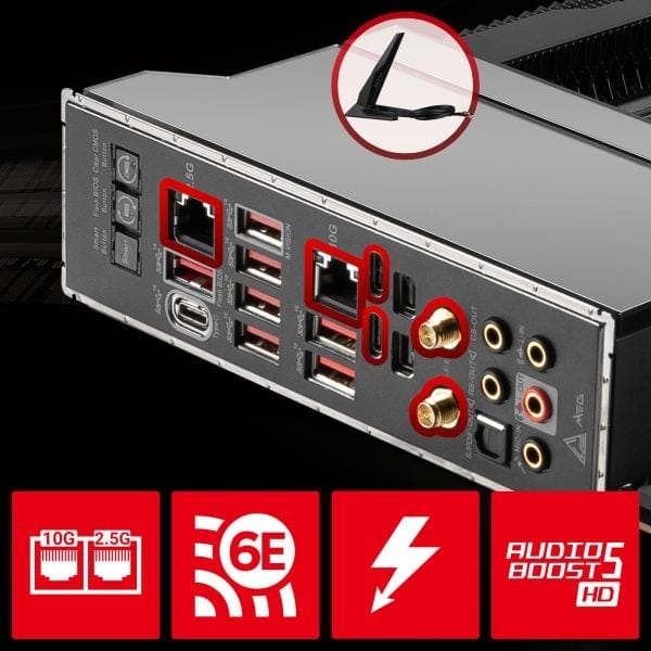 MSI MEG Z790 Godlike Anakart – Gen5 & Gen4 M.2 Konnektörleri
