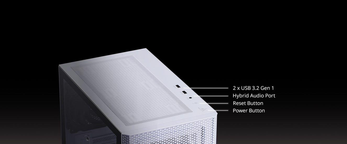 XPG Valor Mesh Gaming Kasa – ÇOK YÖNLÜ G/Ç BAĞLANTI NOKTALARI