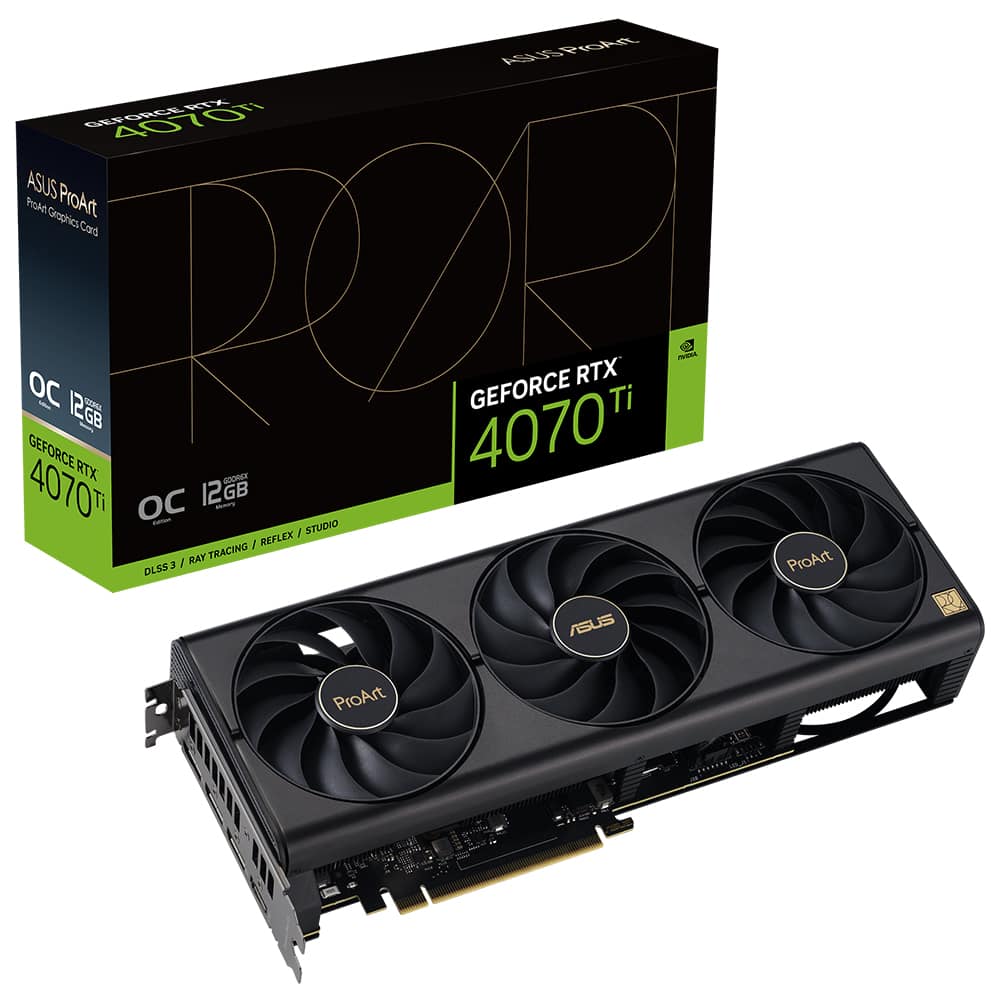 Asus Proart Rtx 4070 Ti Oc 12gb Gddr6x 192 Bit Dlss 3 Ekran Karti