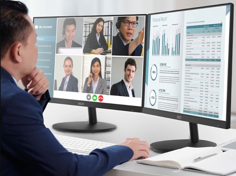 MSI Pro MP242A 23.8 inç Monitör – Farklı cihazlar için farklı kaynaklar