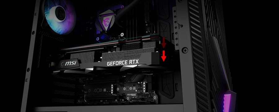 MSI MPG INFINITE X2 13FNUE-083EU Masaüstü Bilgisayar – VGA TUTUCU