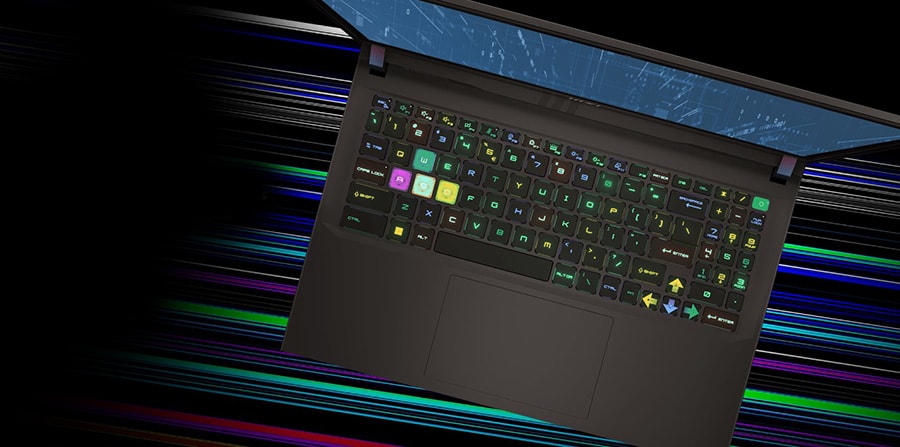 MSI Vector GP68HX 13VH-227XTR Gaming Laptop – STEELSERIES PER-KEY RGB GAMING KLAVYE