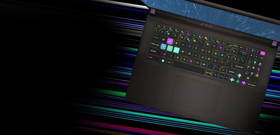 MSI VECTOR GP78HX 13VI-446XTR Gaming Laptop – STEELSERIES PER-KEY RGB GAMING KLAVYE
