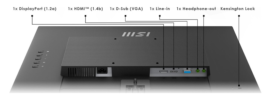 MSI Pro MP242A 23.8 inç Monitör – Dahili Hoparlörler ile İhtiyacınız olan Her şeye kolayca erişin, görsel 15