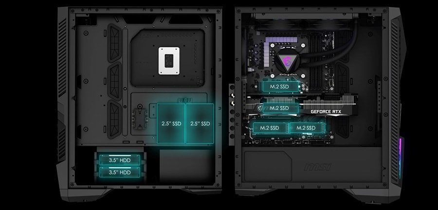 MSI MPG INFINITE X2 13FNUE-083EU Masaüstü Bilgisayar – KOLAY YÜKSELTME