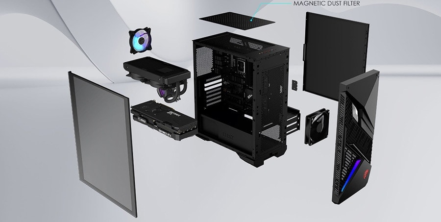 MSI MPG INFINITE X2 13FNUF-045EU Masaüstü Bilgisayar – KOLAY YÜKSELTME, görsel 19