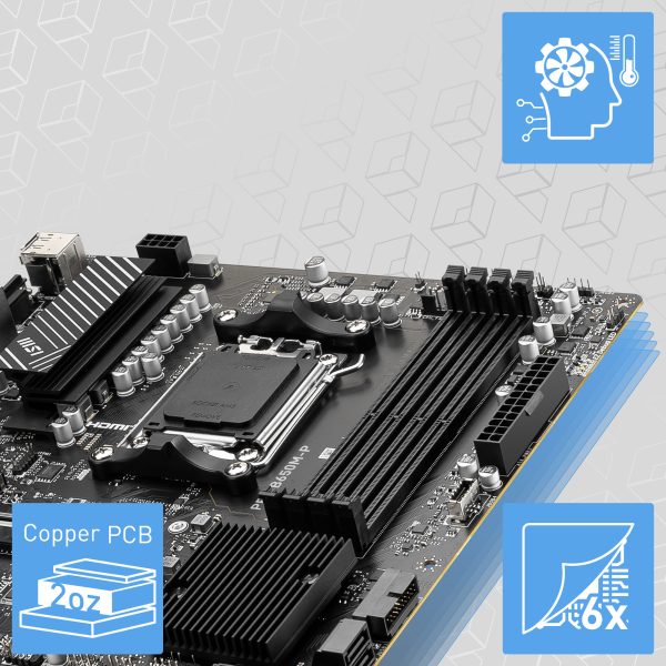 MSI PRO B650M-P Anakart – AMD Ryzen 7000 İşlemcileri Destekler