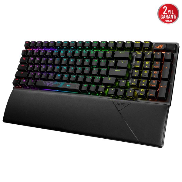 Asus Rog Strix Scope Ii 96 Nx Snow Switch Rgb Kablosuz Turkce Mekanik Gaming Klavye 2