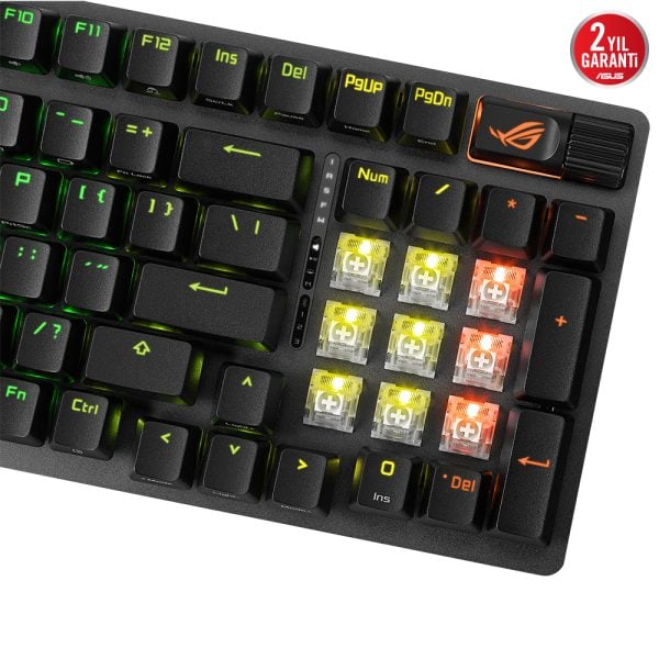 Asus Rog Strix Scope Ii 96 Nx Snow Switch Rgb Kablosuz Turkce Mekanik Gaming Klavye 6