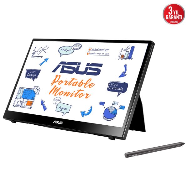 Asus Zenscreen Mb14ahd 14 Inc 60hz 5ms Full Hd Ips Tasinabilir Monitor R6