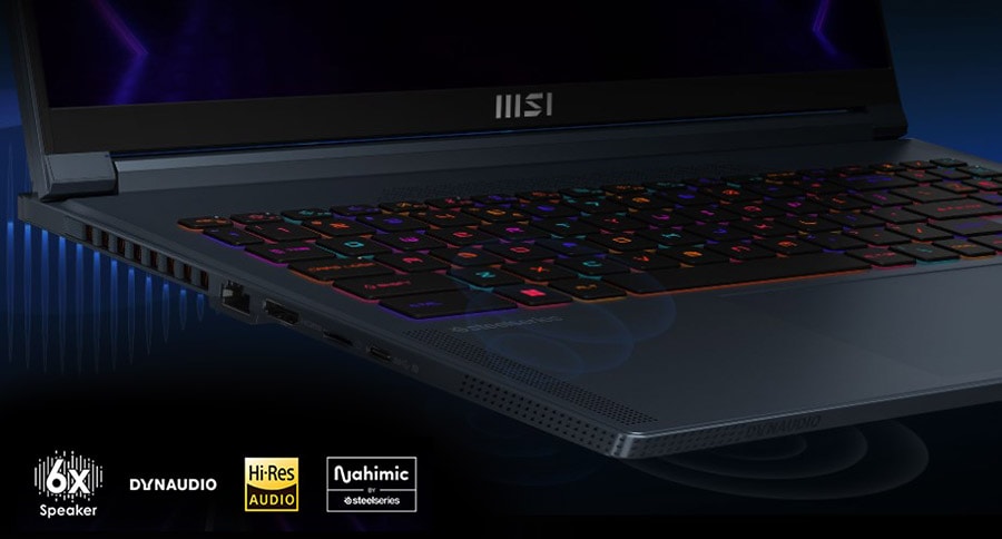 MSI Stealth 16 Studio A13VG-405TR Gaming Laptop – SURROUND SES SİSTEMİ