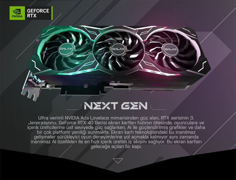 GALAX GeForce RTX 4080 SG 1-Click Ekran Kartı – görsel 2