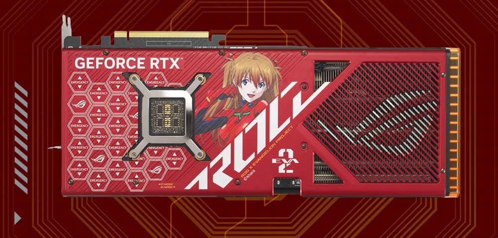 ROG Strix GeForce RTX™ 4090 24GB GDDR6X OC EVA-02 Edition ROG Strix GeForce RTX™ 4090 24GB GDDR6X OC EVA-02 Edition