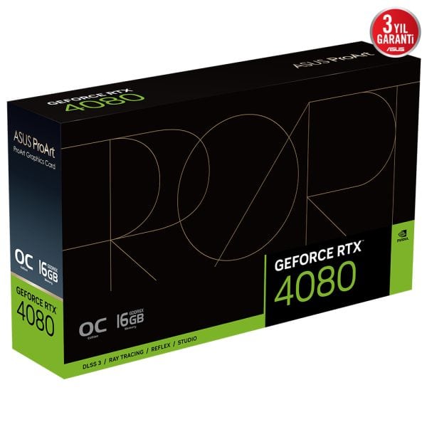 Asus Proart Geforce Rtx 4080 Oc 16gb Gddr6x 256 Bit Dlss 3 Ekran Karti 11
